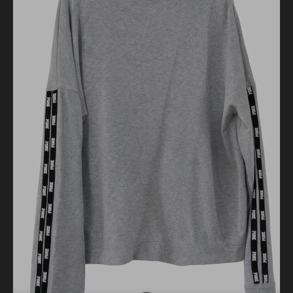 PINK Victoria's Secret Gray Sweatshirt - Picture 2 of 3